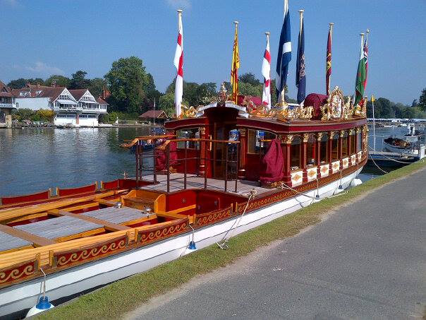 "Gloriana" looking very regal at Henley Regatta