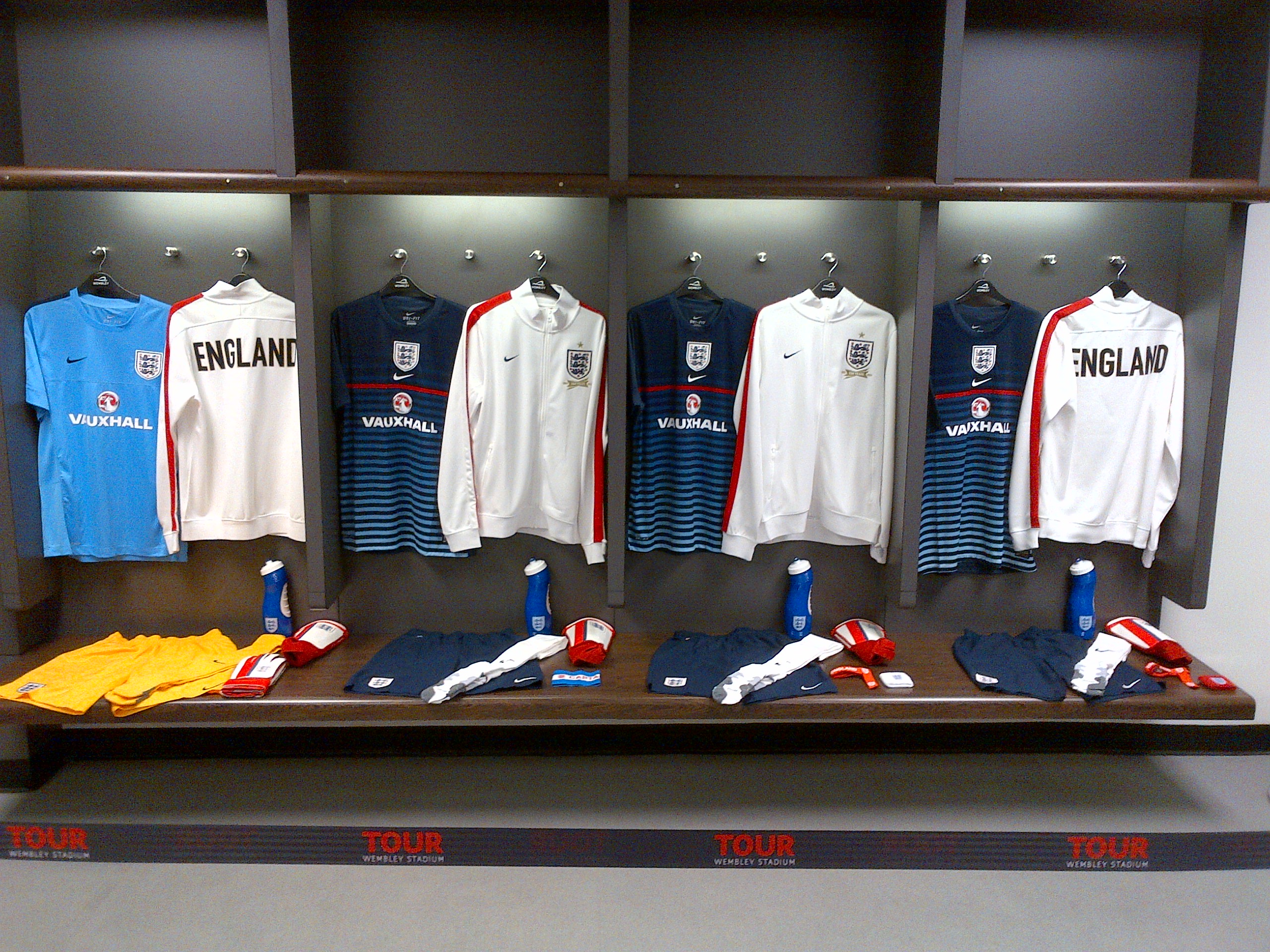 England Changing Room