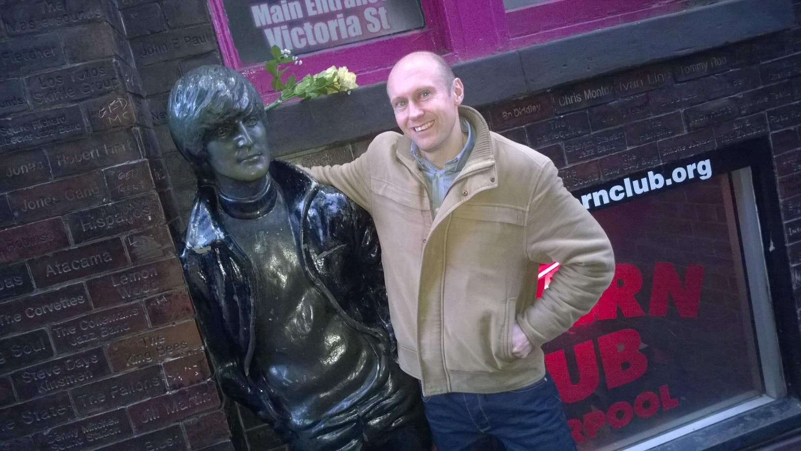 Neil Quigley in Liverpool