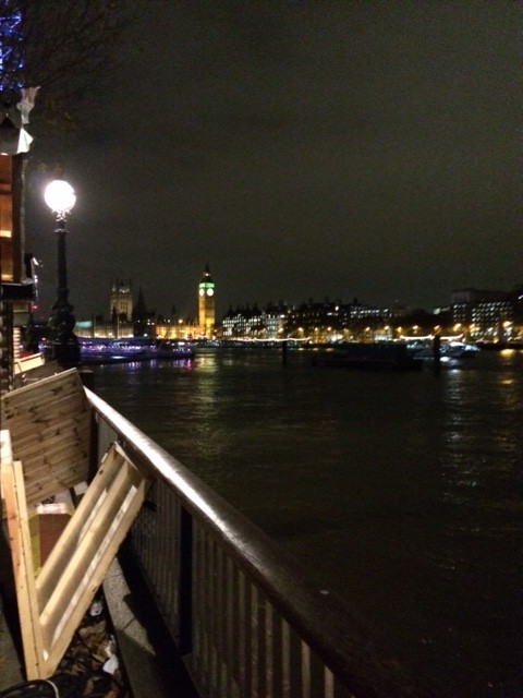 View from the South Bank through Mulled Wine eyes