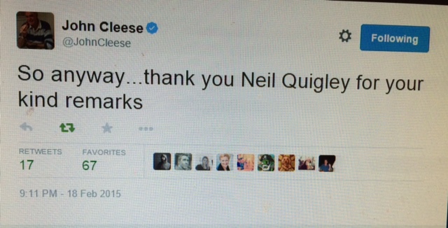 Nice Twitter Mention