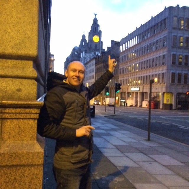 Neil Quigley in Liverpool