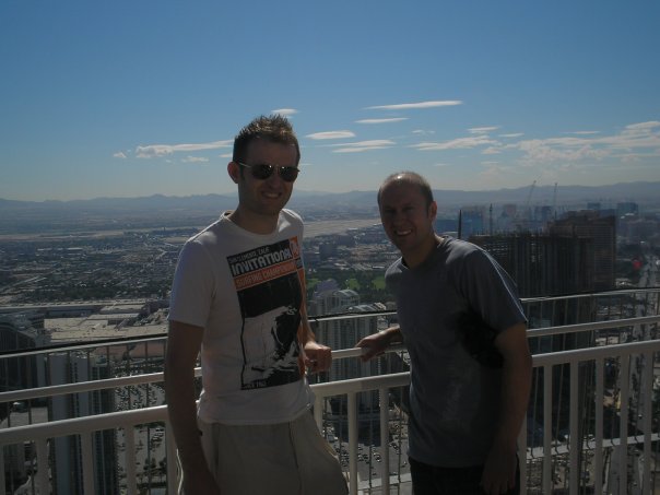 Neil Quigley and Adam Fisher in Las Vegas