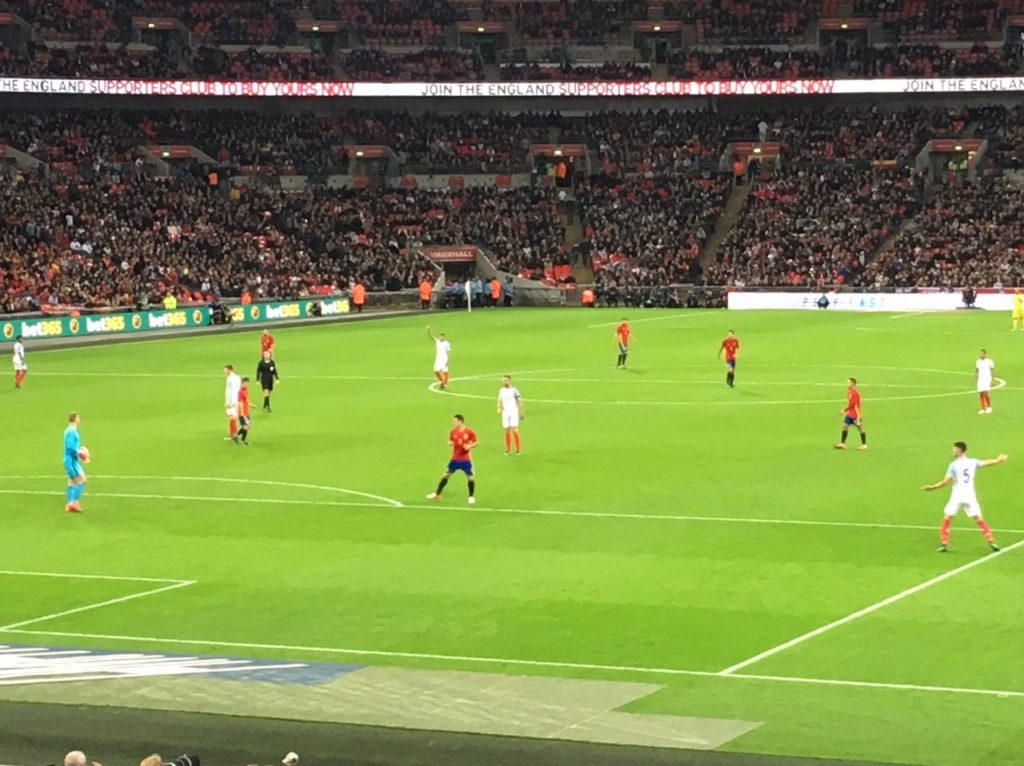 England V Spain